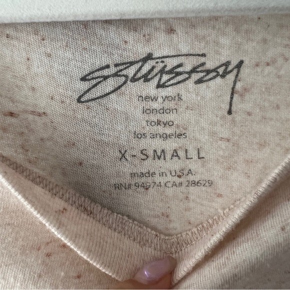 Stussy “PARIS” Oatmeal Tee - Picture 4 of 4